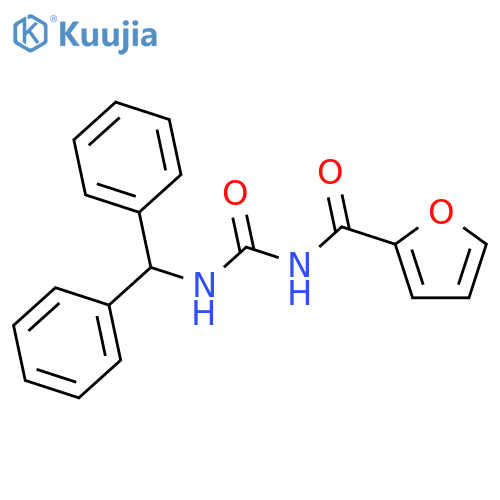 2-Furancarboxamide,N-[[(diphenylmethyl)amino]carbonyl]- structure