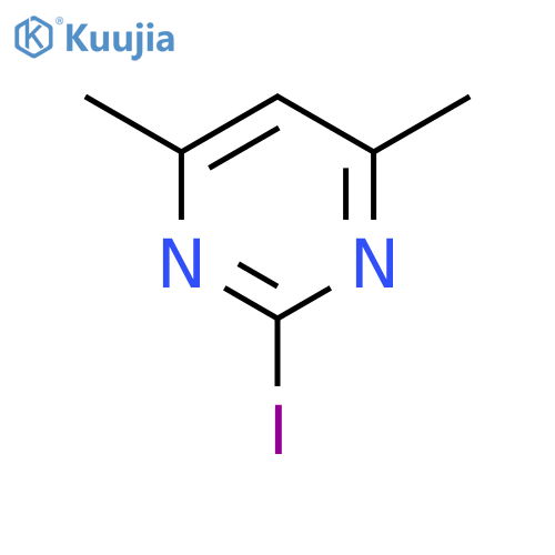 2-Iodo-4,6-dimethylpyrimidine structure