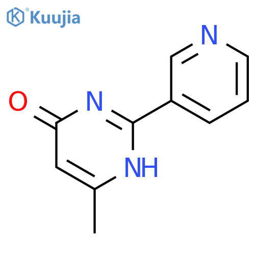 4(1H)-Pyrimidinone, 6-methyl-2-(3-pyridinyl)- structure