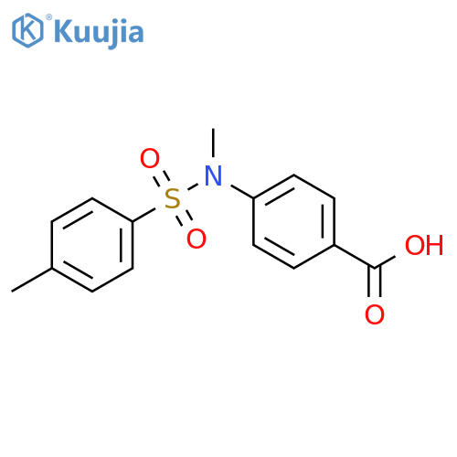 4-{Methyl(4-methylphenyl)sulfonylamino}benzoic acid structure