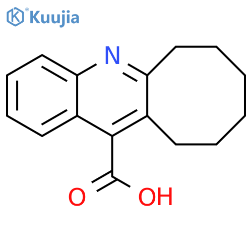 6,7,8,9,10,11-Hexahydrocyclooctabquinoline-12-carboxylic Acid structure