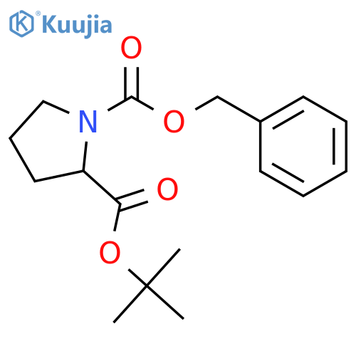 N-Carbobenzoxy-l-proline tert-butyl ester structure