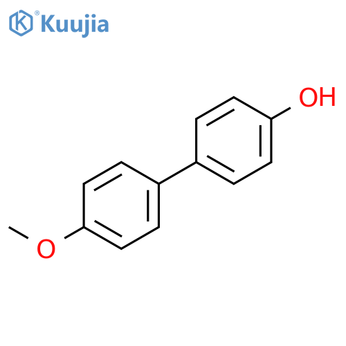 4-Hydroxy-4'-methoxybiphenyl structure