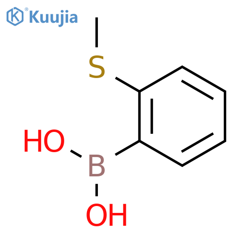 2-(methylthio)phenylboronic acid structure