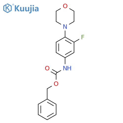 3-Fluoro-4-(4-morpholinyl)phenylcarbamic Acid Phenylmethyl Ester structure