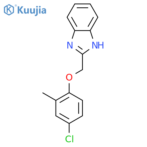 1H-Benzimidazole, 2-[(4-chloro-2-methylphenoxy)methyl]- structure