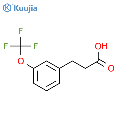 3-(Trifluoromethoxy)hydrocinnamic Acid structure