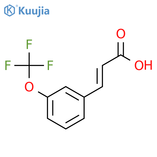 trans-3-(Trifluoromethoxy)cinnamic Acid structure