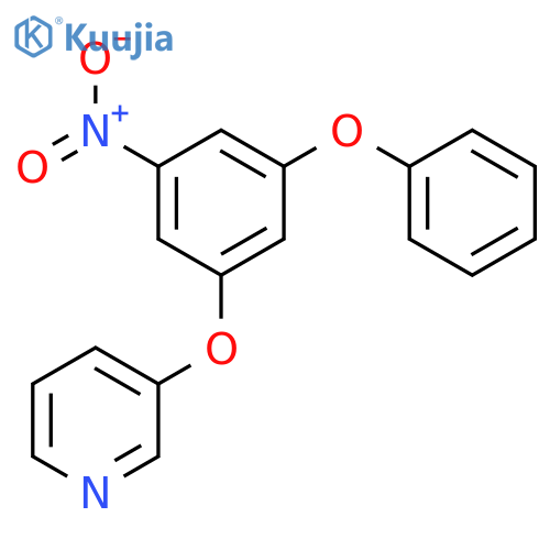 3-(3-Nitro-5-phenoxy-phenoxy)-pyridine structure