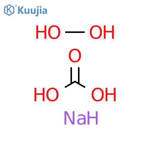 Sodium carbonate peroxyhydrate structure