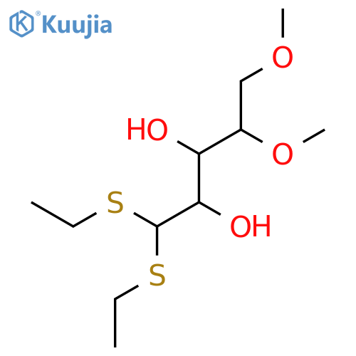 Xylose,4,5-di-O-methyl-, diethyl mercaptal, D- (8CI) structure