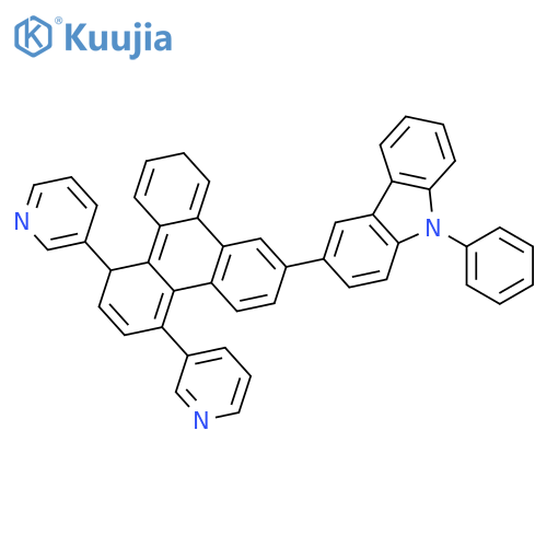 9H-Carbazole, 3-(5,8-di-3-pyridinyl-2-triphenylenyl)-9-phenyl- structure