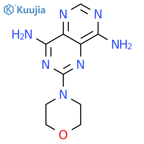 2-morpholin-4-ylpyrimido[5,4-d]pyrimidine-4,8-diamine structure