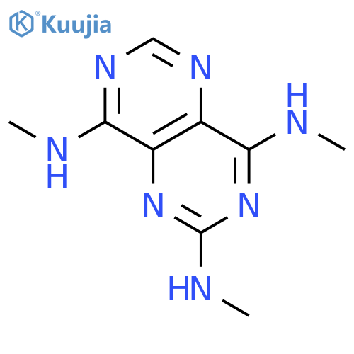 Pyrimido[5,4-d]pyrimidine-2,4,8-triamine,N2,N4,N8-trimethyl- structure