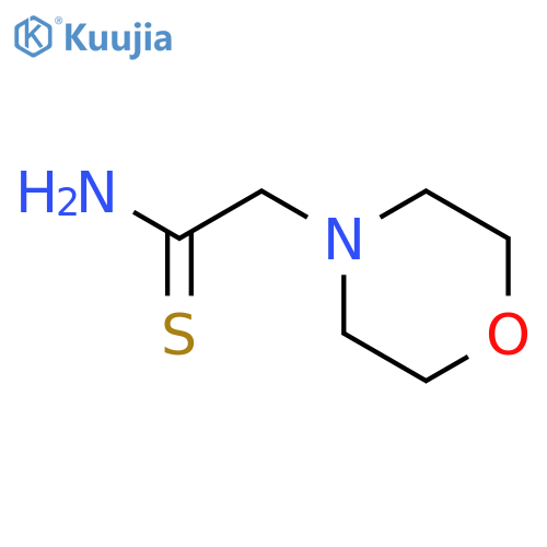 2-(morpholin-4-yl)ethanethioamide structure