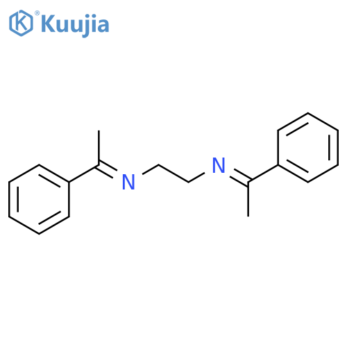 1,2-Ethanediamine, N,N'-bis(1-phenylethylidene)- structure