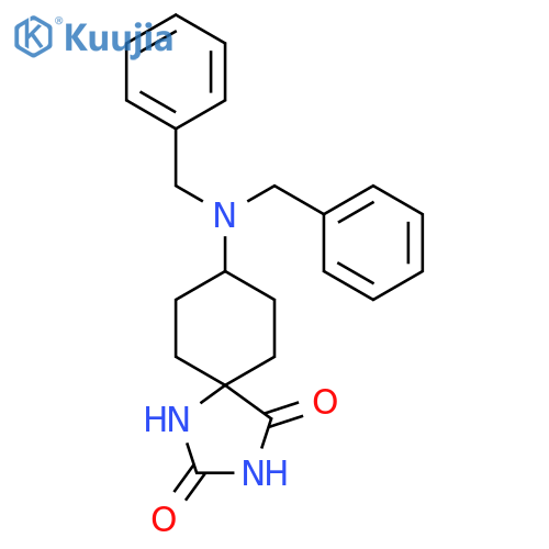 1,3-Diazaspiro[4.5]decane-2,4-dione, 8-[bis(phenylmethyl)amino]- structure
