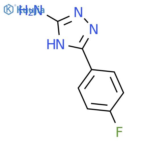 5-(4-Fluorophenyl)-4H-1,2,4-triazol-3-amine structure