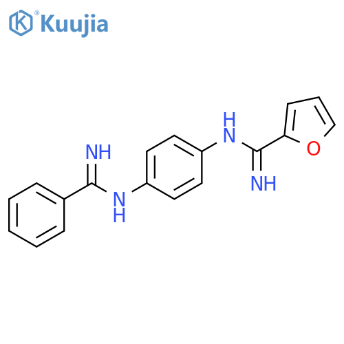 2-Furancarboximidamide, N-[4-[(iminophenylmethyl)amino]phenyl]- structure