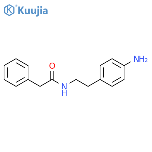 Benzeneacetamide, N-[2-(4-aminophenyl)ethyl]- structure
