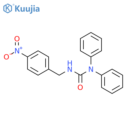 Urea, N'-[(4-nitrophenyl)methyl]-N,N-diphenyl- structure