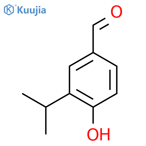 4-Hydroxy-3-isopropylbenzaldehyde structure