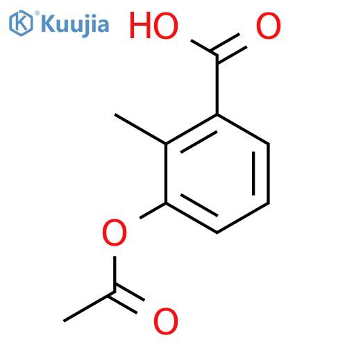 3-Acetoxy-2-methylbenzoic acid structure