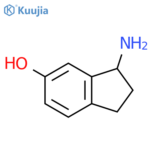 3-amino-2,3-dihydro-1H-inden-5-ol structure