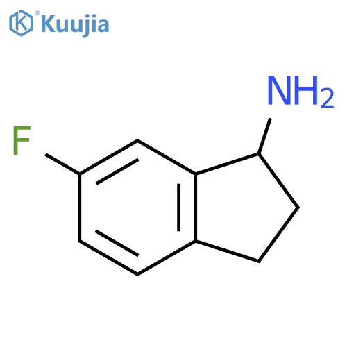 6-fluoro-2,3-dihydro-1H-inden-1-amine structure