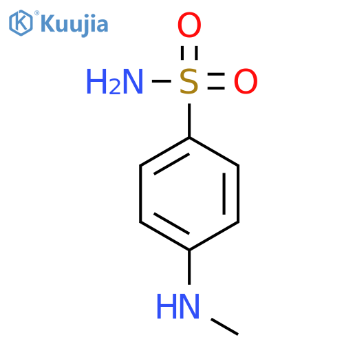 4-(methylamino)benzene-1-sulfonamide structure