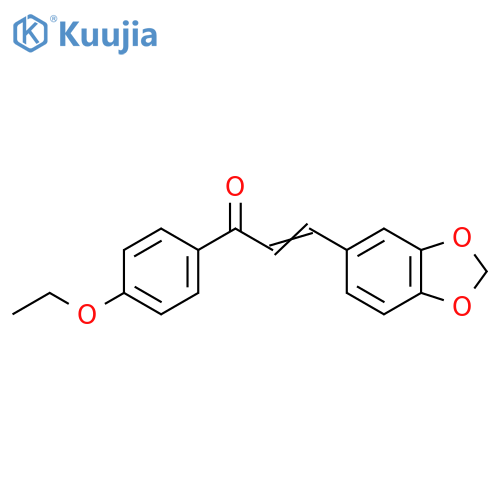 3-(1,3-Benzodioxol-5-yl)-1-(4-ethoxyphenyl)prop-2-en-1-one structure