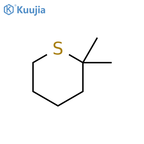 2H-Thiopyran, tetrahydro-2,2-dimethyl- structure