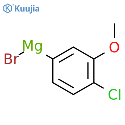 Magnesium;1-chloro-2-methoxybenzene-4-ide;bromide structure