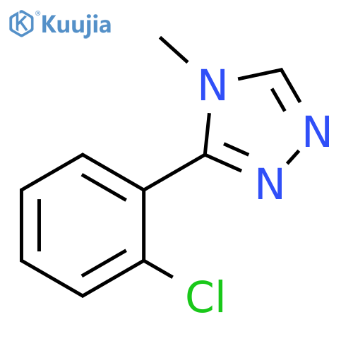 3-(2-chlorophenyl)-4-methyl-4H-1,2,4-triazole structure