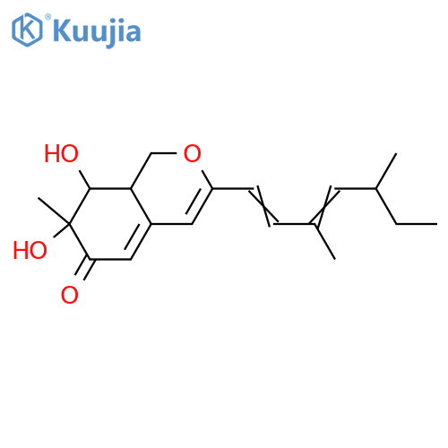 Isochromophilone III; (+)-form, 7,8a-Diepimer, dechloro structure