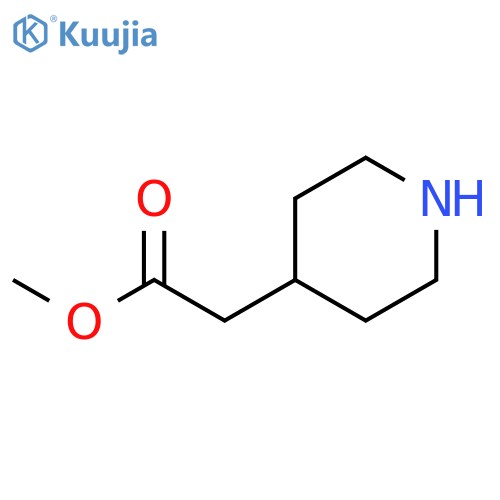 methyl 2-(4-piperidyl)acetate structure
