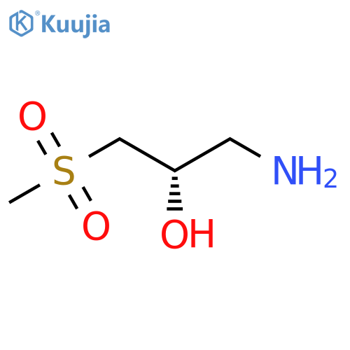 (2S)-1-amino-3-methanesulfonylpropan-2-ol structure