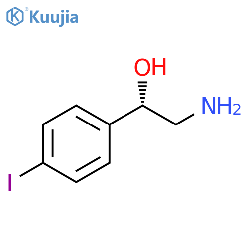 (1S)-2-amino-1-(4-iodophenyl)ethan-1-ol structure