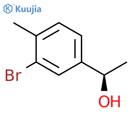 (1R)-1-(3-bromo-4-methylphenyl)ethan-1-ol structure