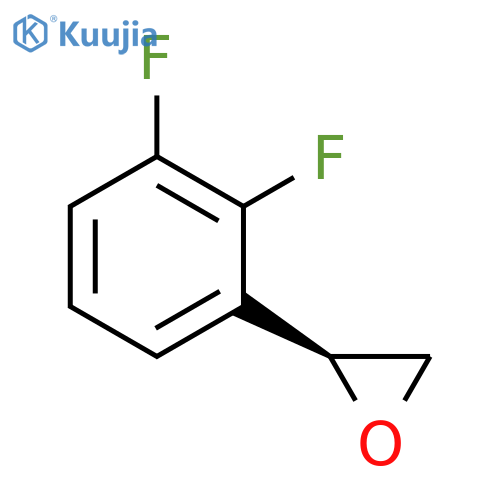 (2S)-2-(2,3-difluorophenyl)oxirane structure
