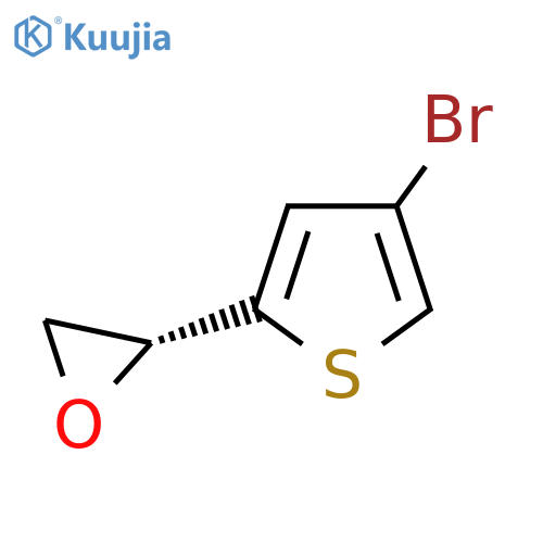(2R)-2-(4-bromothiophen-2-yl)oxirane structure