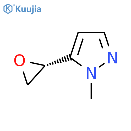 1-methyl-5-(2R)-oxiran-2-yl-1H-pyrazole structure