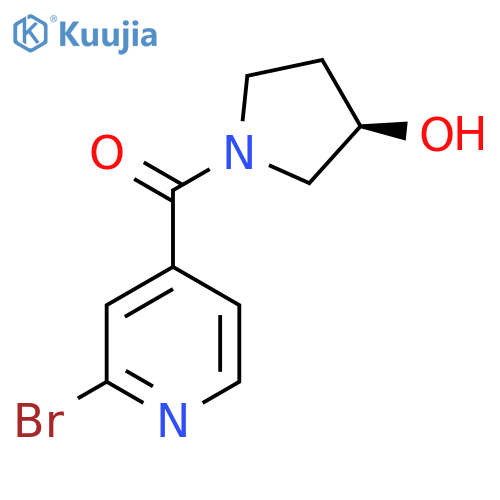 (3R)-1-(2-Bromopyridine-4-carbonyl)pyrrolidin-3-ol structure