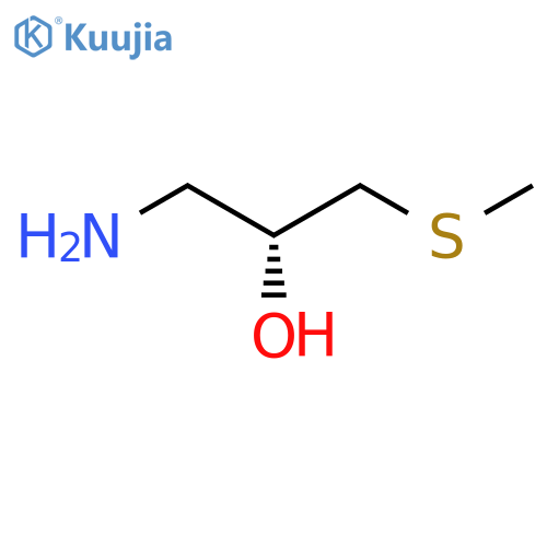 (2R)-1-amino-3-(methylsulfanyl)propan-2-ol structure