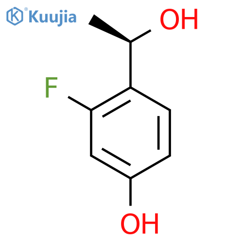 3-fluoro-4-(1R)-1-hydroxyethylphenol structure
