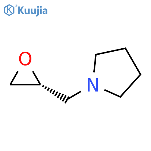 1-{(2R)-oxiran-2-ylmethyl}pyrrolidine structure