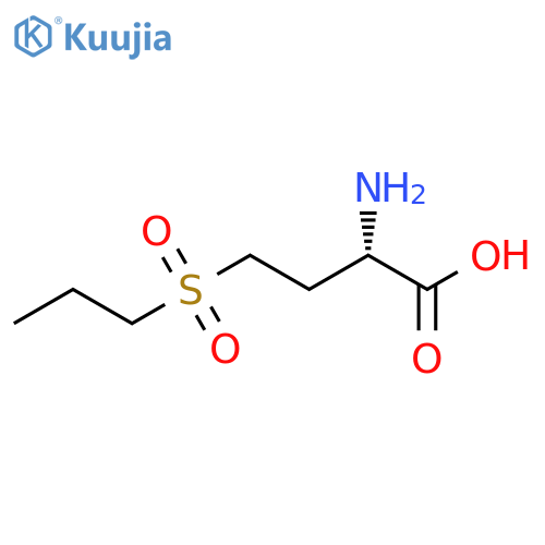 (2S)-2-amino-4-(propane-1-sulfonyl)butanoic acid structure