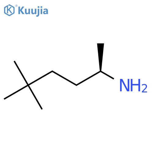 (2R)-5,5-dimethylhexan-2-amine structure