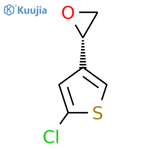 (2S)-2-(5-chlorothiophen-3-yl)oxirane structure