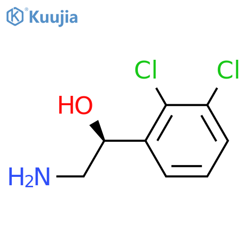 (1S)-2-Amino-1-(2,3-dichlorophenyl)ethan-1-ol structure